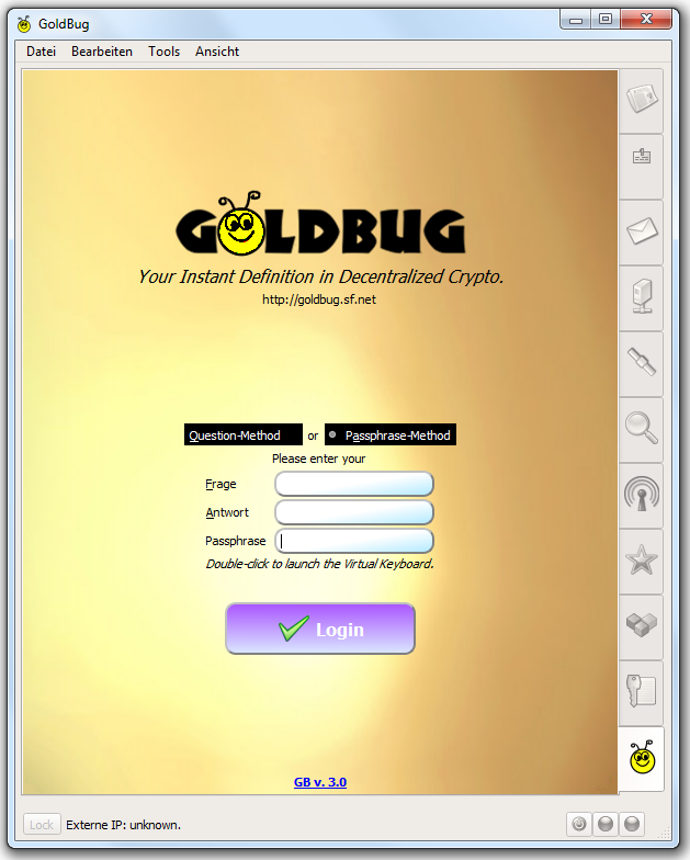 Abbildung: GoldBug Claim: Your Instant Definition in Decentralized Crypto